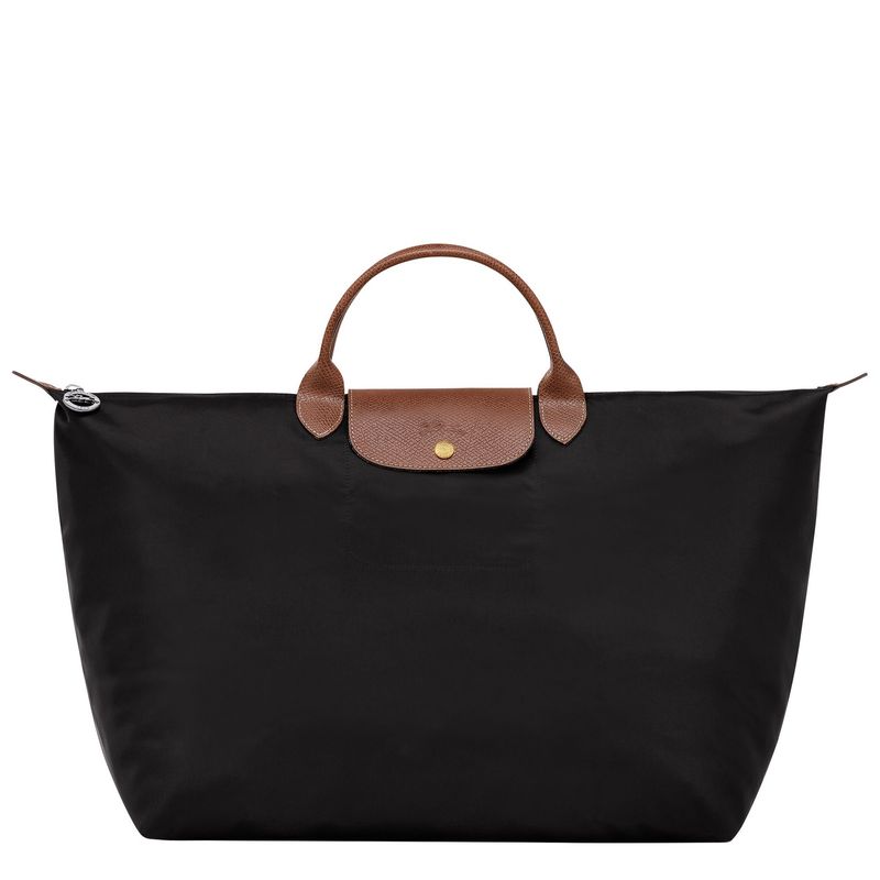 SAC DE VOYAGE L LE PLIAGE ORIGINAL Toile Recyclée - Noir LONGCHAMP