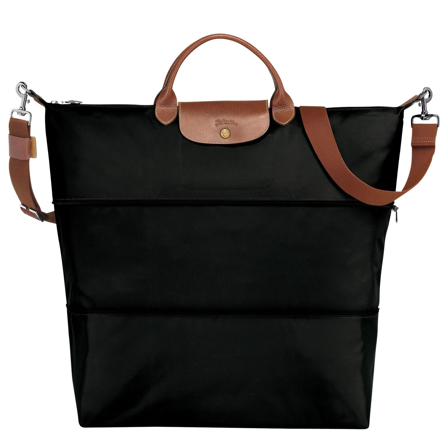 SAC DE VOYAGE EXTENSIBLE LE PLIAGE ORIGINAL Toile Recyclée - Noir LONGCHAMP