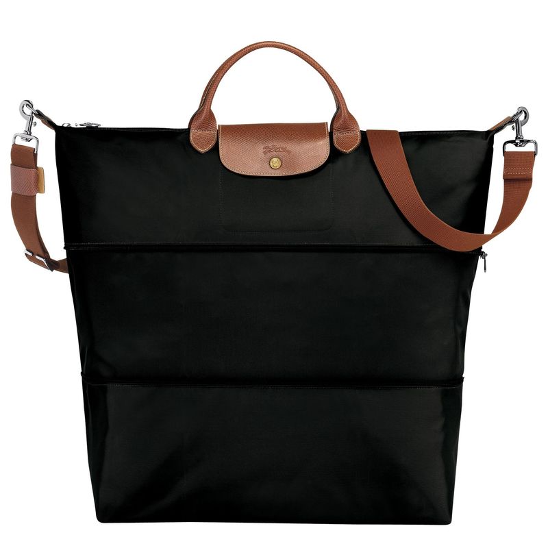 SAC DE VOYAGE EXTENSIBLE LE PLIAGE ORIGINAL Toile Recyclée - Noir LONGCHAMP