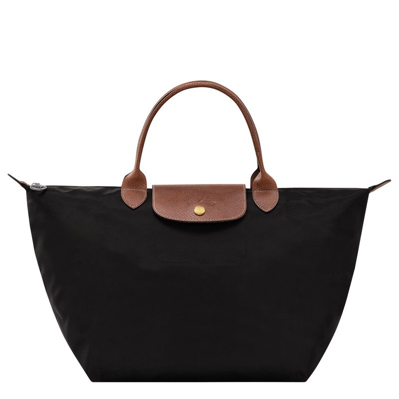 SAC À MAIN M LE PLIAGE ORIGINAL Toile Recyclée - Noir LONGCHAMP