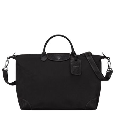 SAC DE VOYAGE L BOXFORD Toile Recyclée - Noir LONGCHAMP