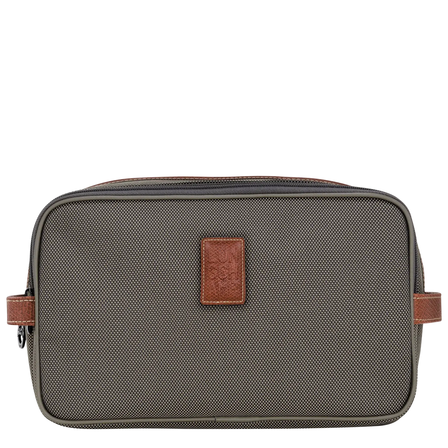 TROUSSE DE TOILETTE BOXFORD Toile Recyclée - Brun LONGCHAMP