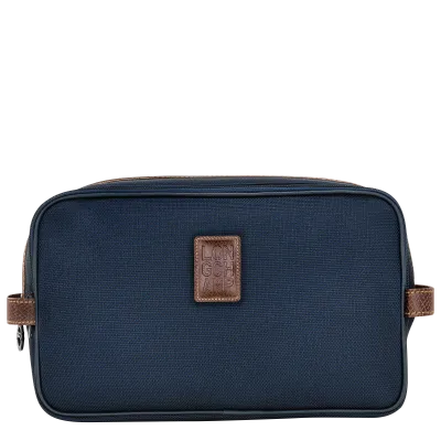 TROUSSE DE TOILETTE BOXFORD Toile Recyclée - Marine LONGCHAMP
