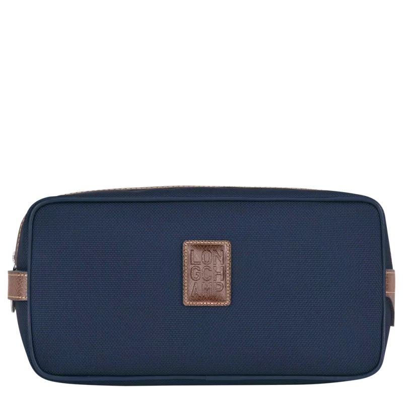 TROUSSE DE TOILETTE S BOXFORD Toile Recyclée - Marine LONGCHAMP