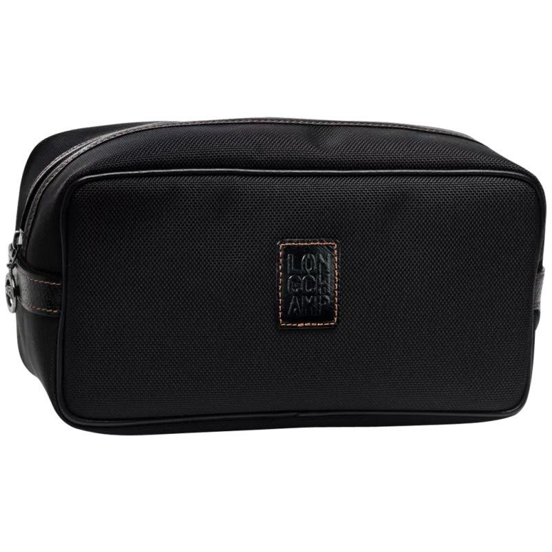 TROUSSE DE TOILETTE S BOXFORD Toile Recyclée - Noir LONGCHAMP