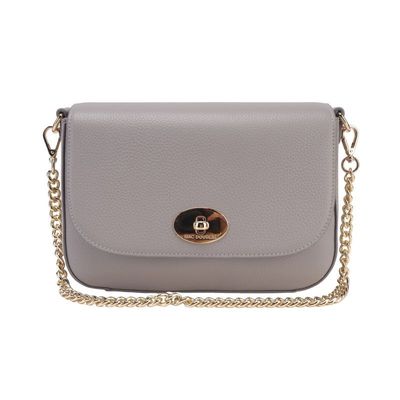 Cancun ALBA sac bandoulière cuir Gris perle Mac Douglas