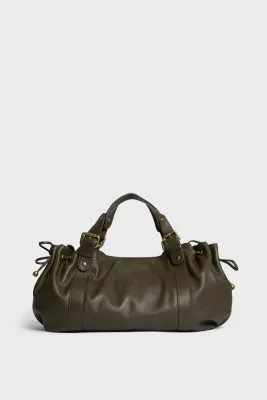 Sac à main en cuir - 24H Kaki GERARD DAREL