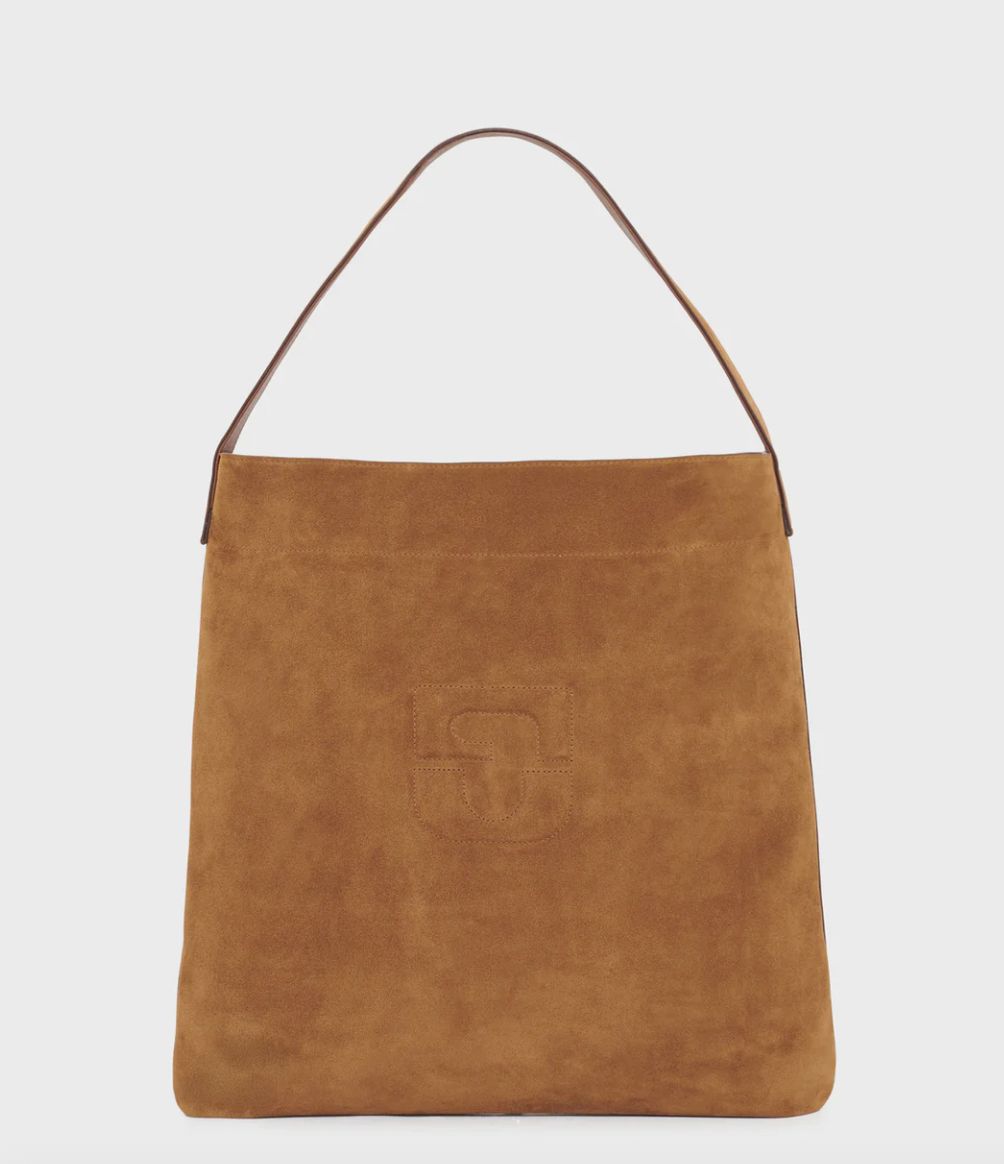 Sac en cuir velours - LADY GD Blé GERARD DAREL