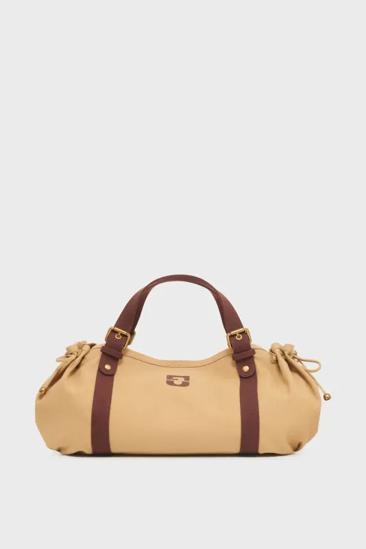 Sac 24H Beige Marron Gerard Darel Canvas en toile