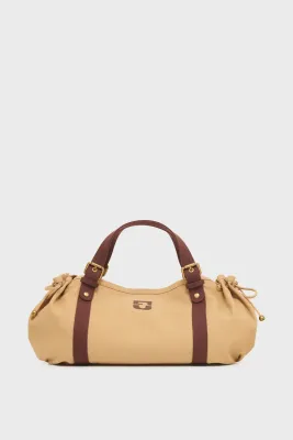 Sac 24H Beige Marron Gerard Darel Canvas en toile