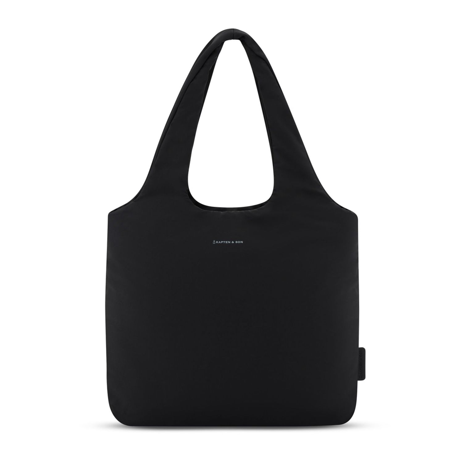 Sac porté épaule Skara Cloud Shopper All Black Kapten & Son