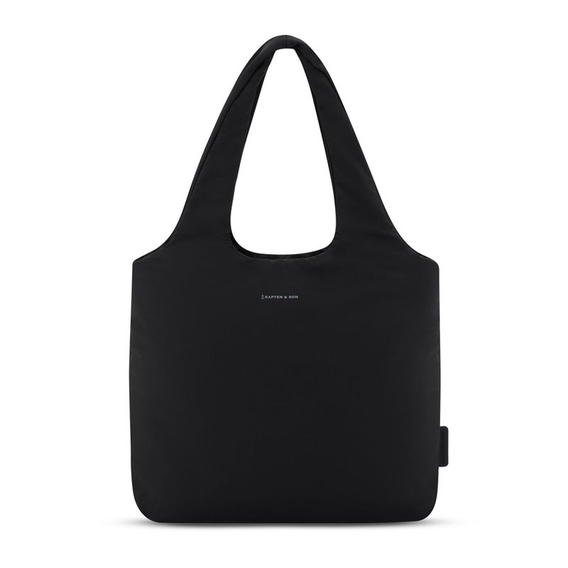 Sac porté épaule Skara Cloud Shopper All Black Kapten & Son