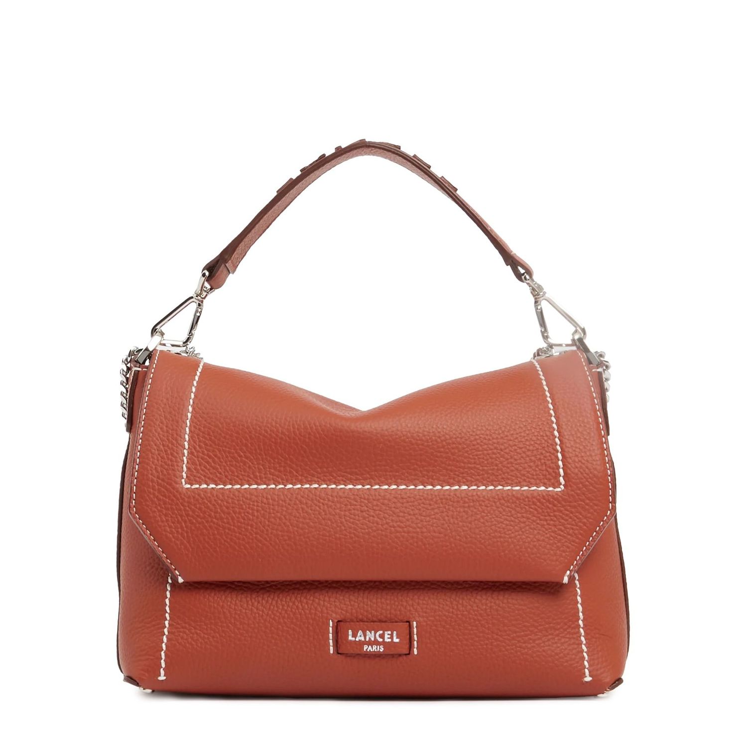 Sac Rabat M NINON SOFT DE LANCEL Orange Brique