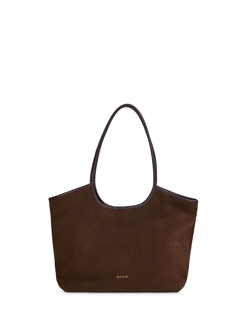 Sac cabas cuir peau Milan Ebene Nat & Nin