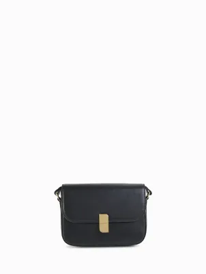 Sacs porté épaule / travers Alice Medium cuir lisse noir Nat&Nin