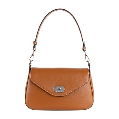 Eveline BUNI sac porté épaule cuir châtain MAC DOUGLAS