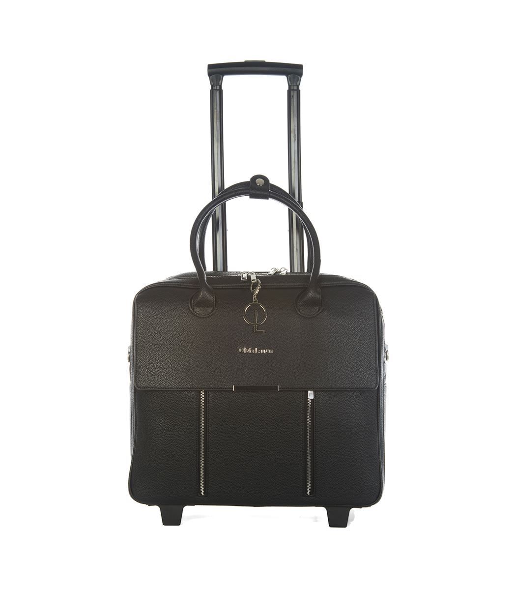 Sac trolley voyage travail DONOVAN Noir OLIVIA LAUREN