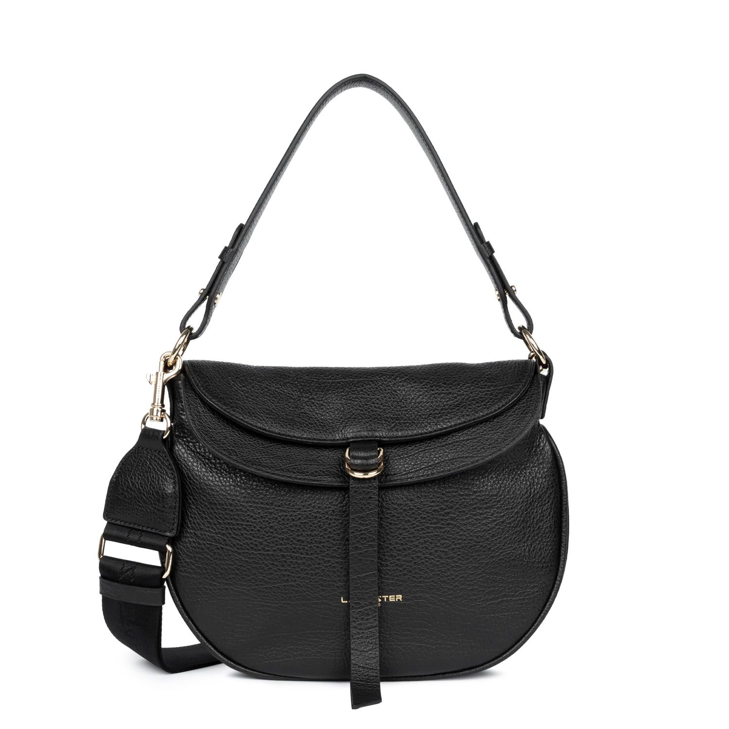 Sac besace Dune Gaia Noir LANCASTER
