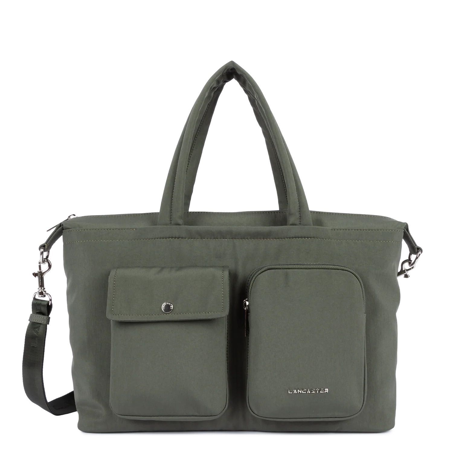 Basic Pocket Sac à main bowling Kaki foncé LANCASTER