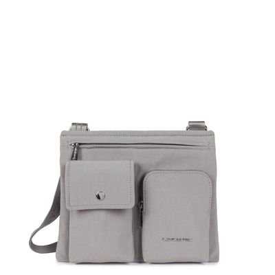 Basic Pocket Sac Pochette Gris LANCASTER Basic Pocket Sac Pochette Gris LANCASTER