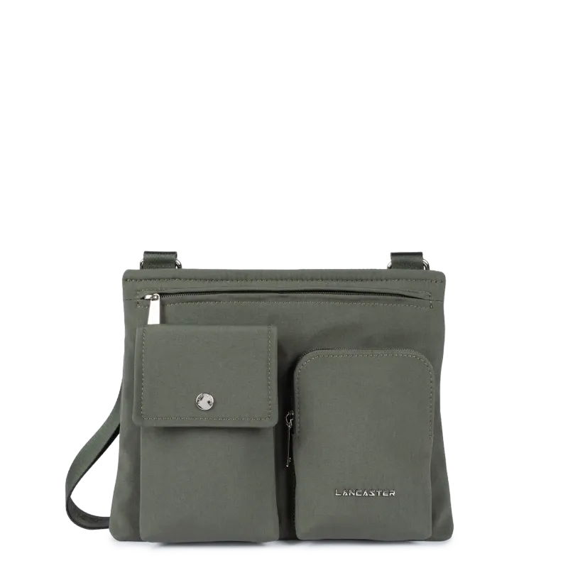 Basic Pocket Sac Pochette Kaki foncé LANCASTER Basic Pocket Sac Pochette Kaki foncé LANCASTER