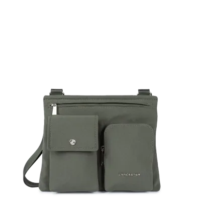 Basic Pocket Sac Pochette Kaki foncé LANCASTER Basic Pocket Sac Pochette Kaki foncé LANCASTER