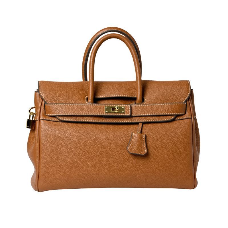 Pyla 2 ROMY petit sac à main cuir châtain MAC DOUGLAS