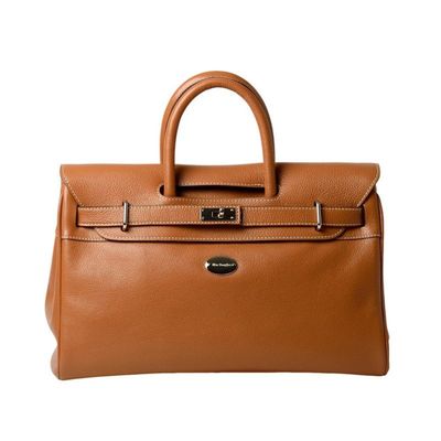 Pyla BUNI grand sac à main cuir châtain MAC DOUGLAS Pyla BUNI grand sac à main cuir châtain MAC DOUGLAS