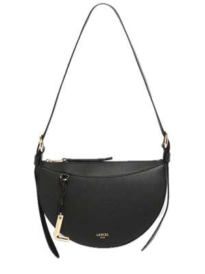 Sac Bandoulière demi lune Faubourg Cuir Noir LANCEL