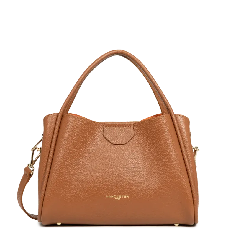Ida Double Sac à main cuir Camel LANCASTER Ida Double Sac à main cuir Camel LANCASTER