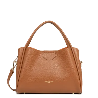 Ida Double Sac à main cuir Camel LANCASTER Ida Double Sac à main cuir Camel LANCASTER