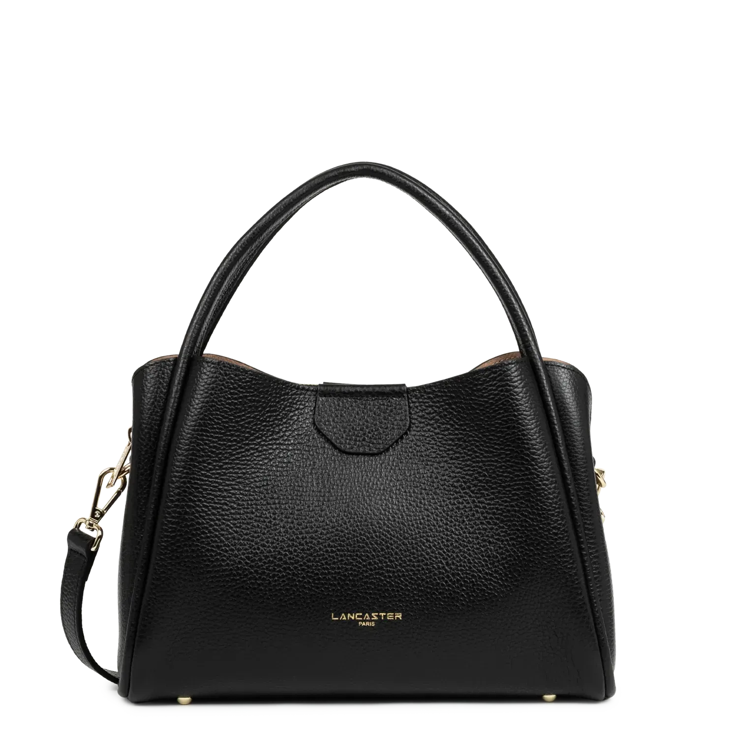 Ida Double Sac à main cuir Noir LANCASTER
