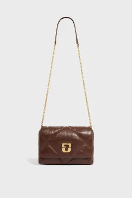 Sac en cuir matelassé - LE FANNY Chataigne GERARD DAREL Sac en cuir matelassé - LE FANNY Chataigne GERARD DAREL