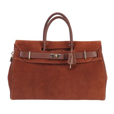 Pyla ROMY grand sac à main cuir velours caramel MAC DOUGLAS