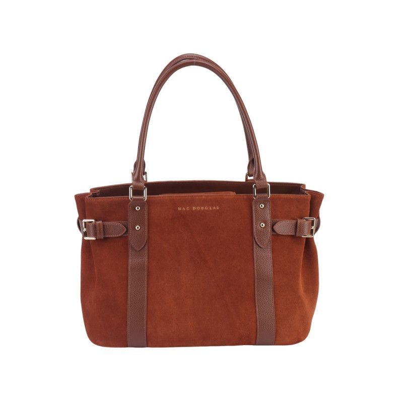 Edda PHENIX sac cabas cuir choco MAC DOUGLAS