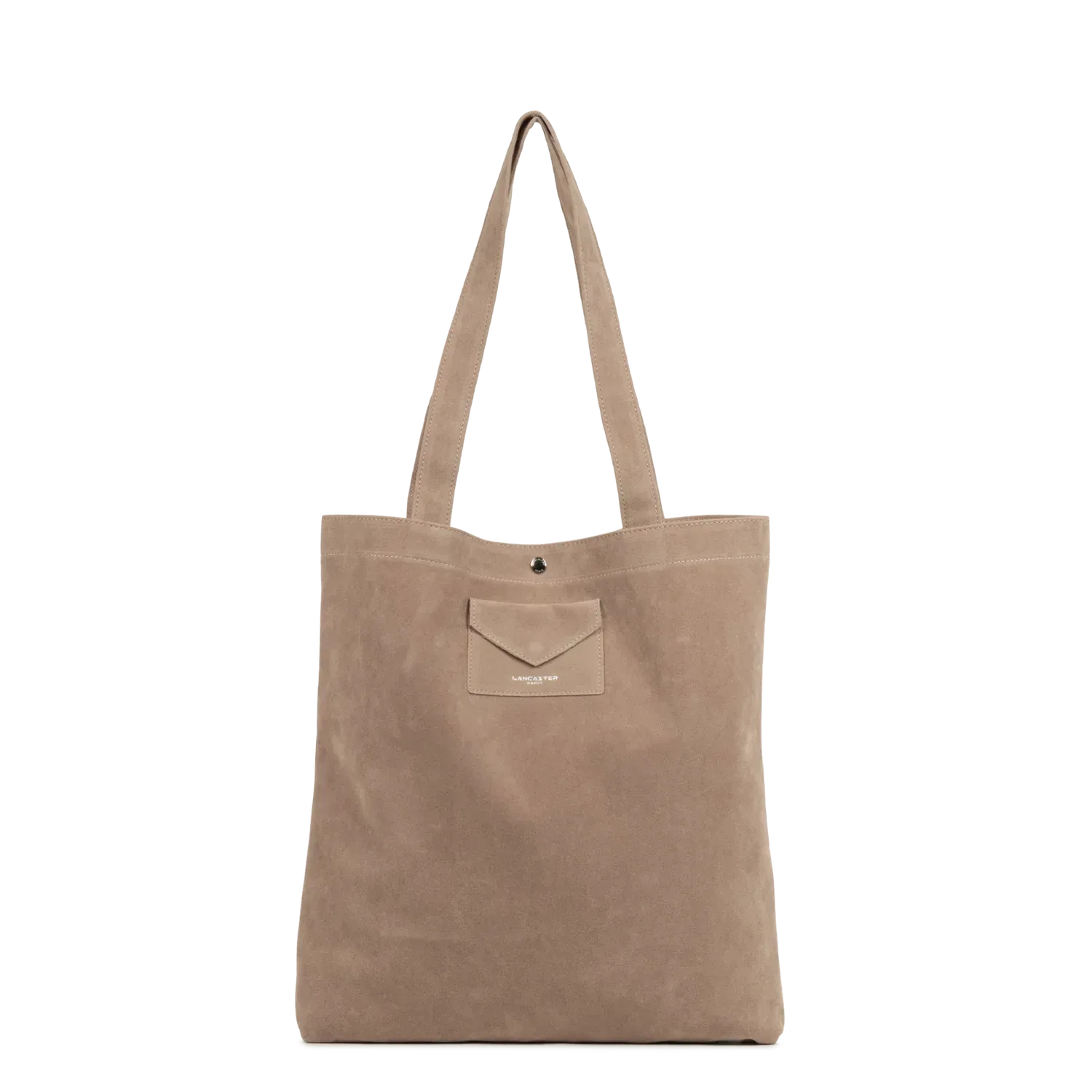 Suédine KBA Sac cabas épaule Beige foncé LANCASTER