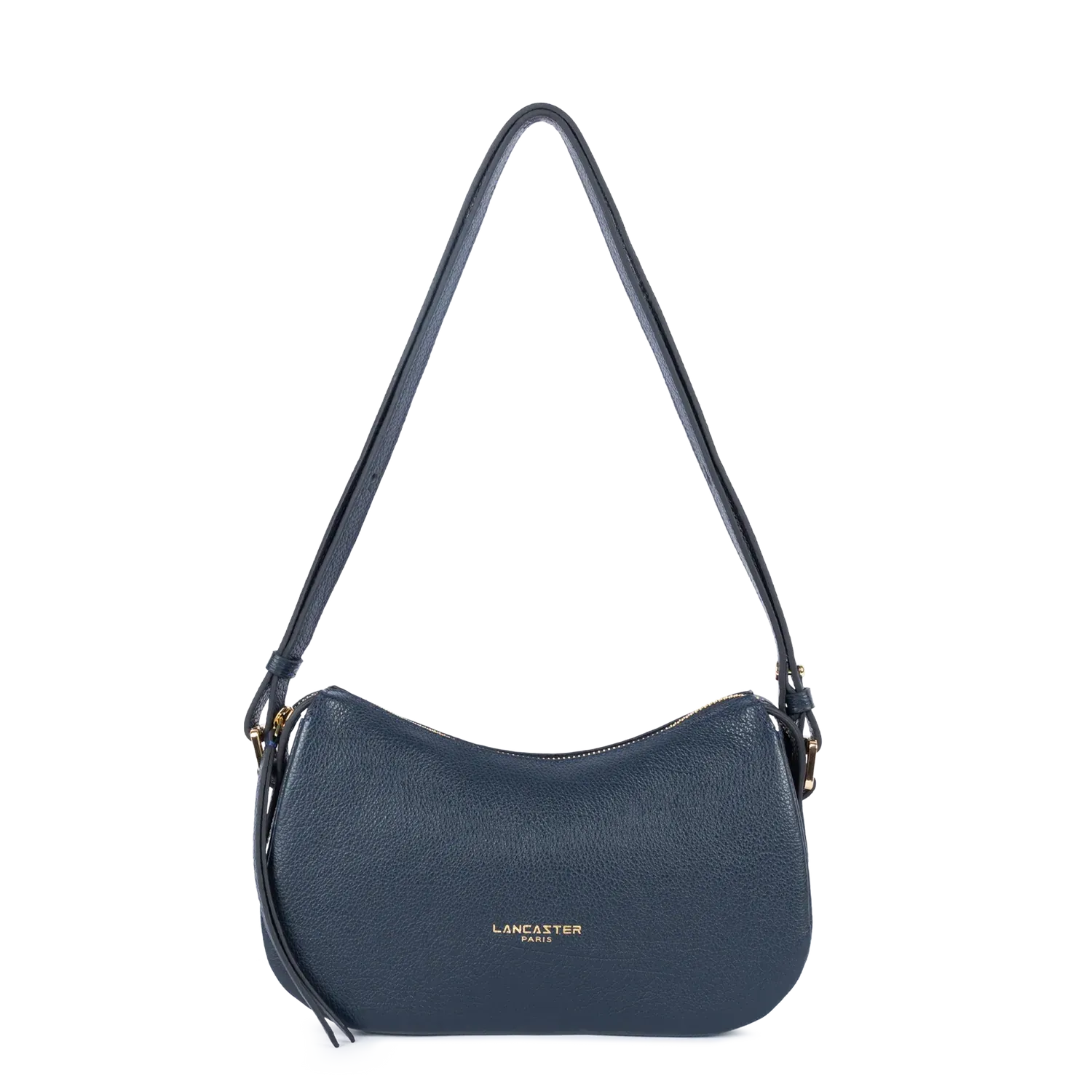 Dune Petit sac besace cuir bleu foncé LANCASTER