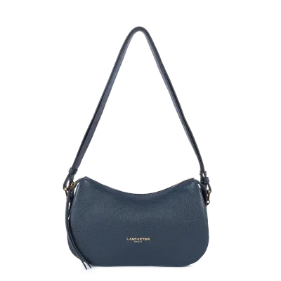 Dune Petit sac besace cuir bleu foncé LANCASTER Dune Petit sac besace cuir bleu foncé LANCASTER