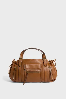Sac à main en cuir cognac - ST GERMAIN | GERARD DAREL Sac à main en cuir cognac - ST GERMAIN | GERARD DAREL