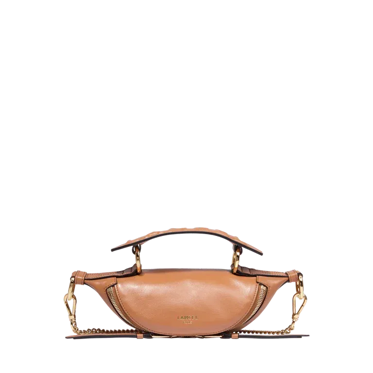 Sac Bandoulière Mini LANCEL Origami Camel