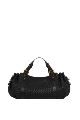 Sac à main en cuir tressé - 24H Noir GERARD DAREL