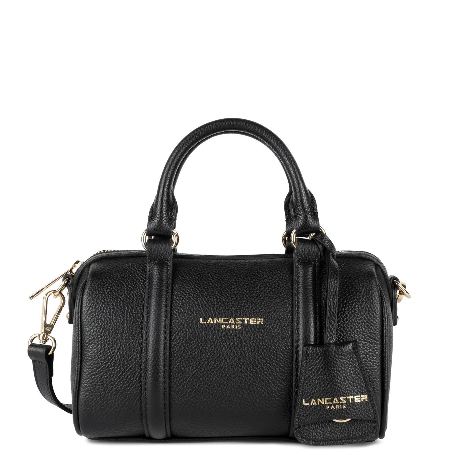 Petit sac polochon Milano Ana Noir LANCASTER Petit sac polochon Milano Ana Noir LANCASTER