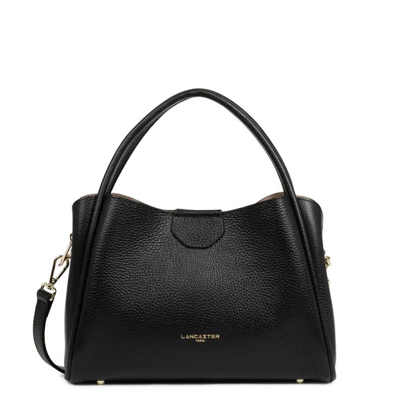 Ida Double Sac à main cuir Noir LANCASTER