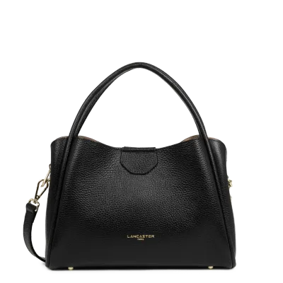 Ida Double Sac à main cuir Noir LANCASTER