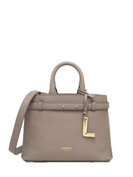 Sac à main / bandoulière en cuir S - Greige– FAUBOURG LANCEL
