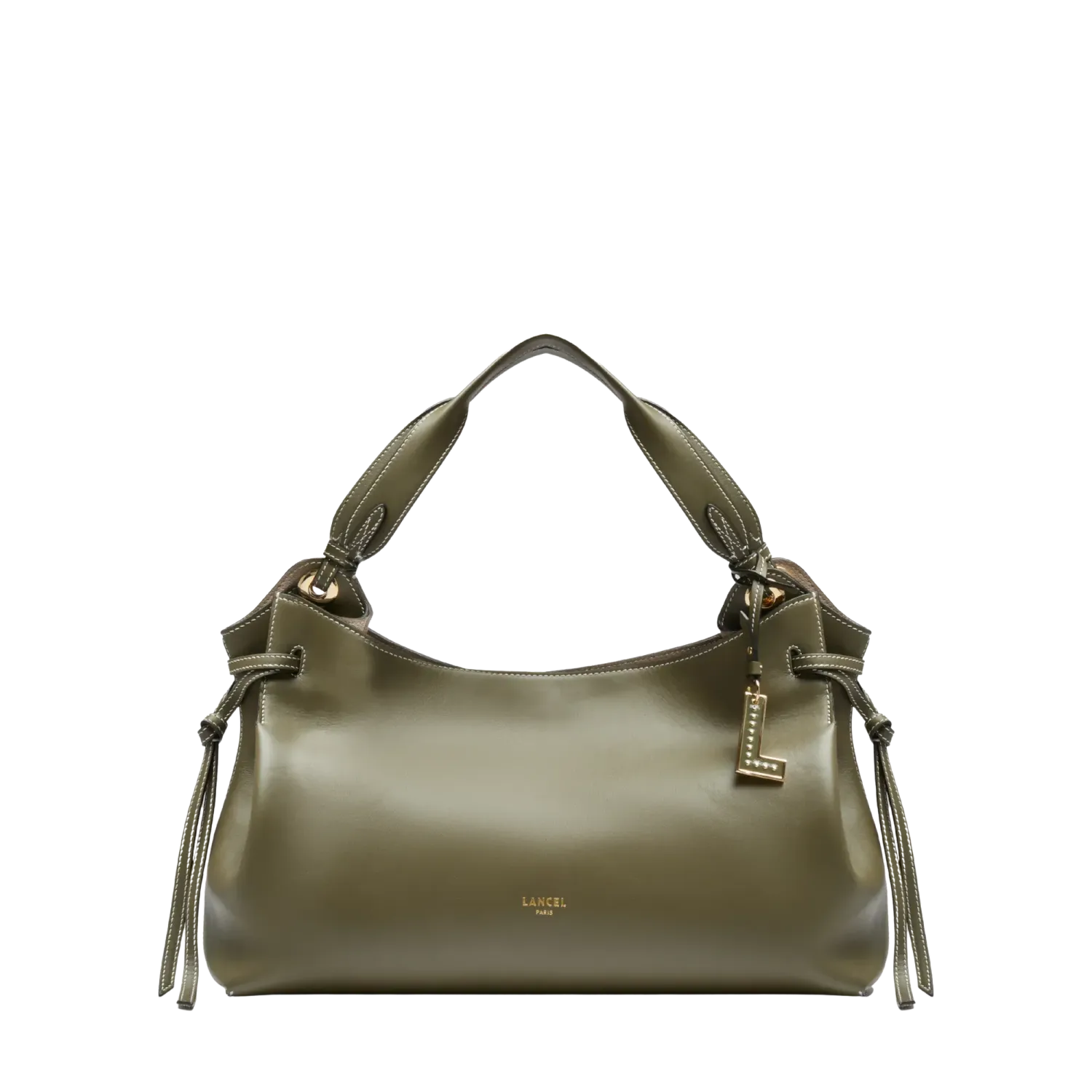 SAC CARRYALL M SWANN DE LANCEL Kaki Foncé