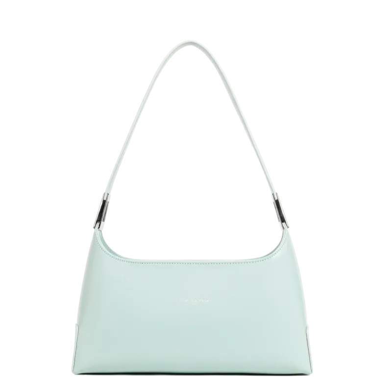 Suave Ace Sac à main porté épaule Bleu Perle cuir LANCASTER Suave Ace Sac à main porté épaule Bleu Perle cuir LANCASTER