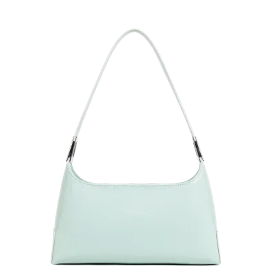 Suave Ace Sac à main porté épaule Bleu Perle cuir LANCASTER