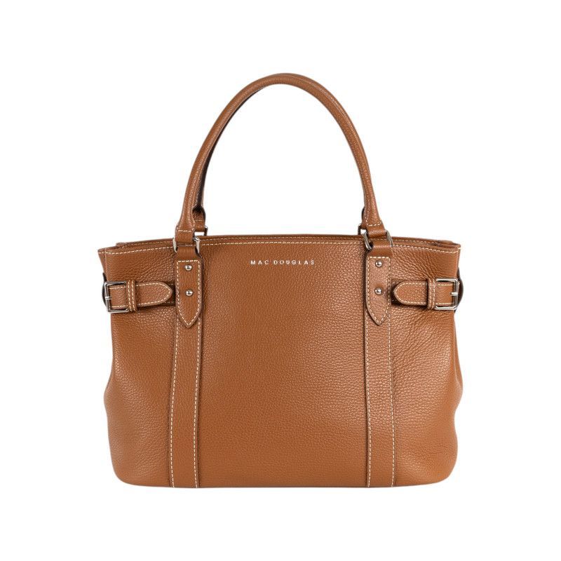 Edda MAGDA2 sac cabas cuir Châtain MAC DOUGLAS
