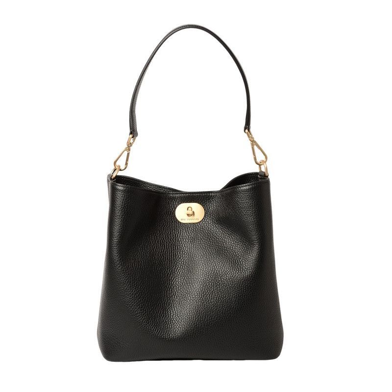 Couronne RHODES sac porté épaule cuir NOIR MAC DOUGLAS Couronne RHODES sac porté épaule cuir NOIR MAC DOUGLAS